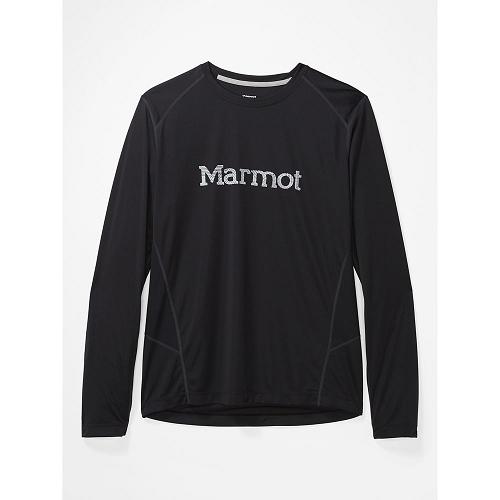 Marmot Windridge Clothes - Mens T-Shirts Black CA1850946 Canada